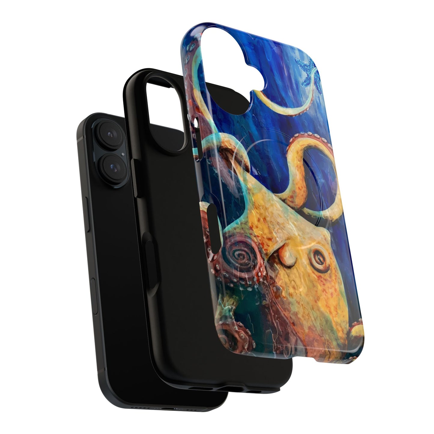 "Starcatcher" Octopus Tough Magnetic iPhone Cases