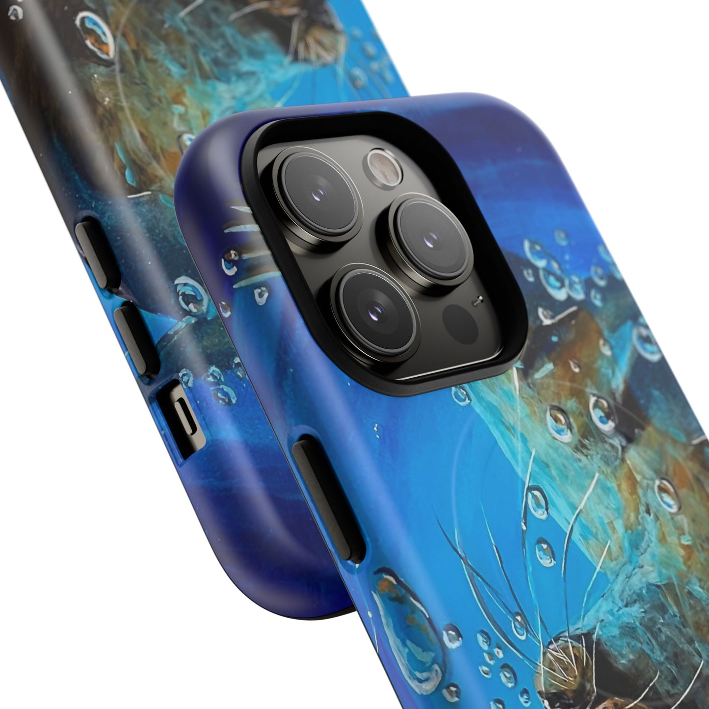"Arthur" Sea Lion with Bubbles Tough Magnetic iPhone Case — Many sizes