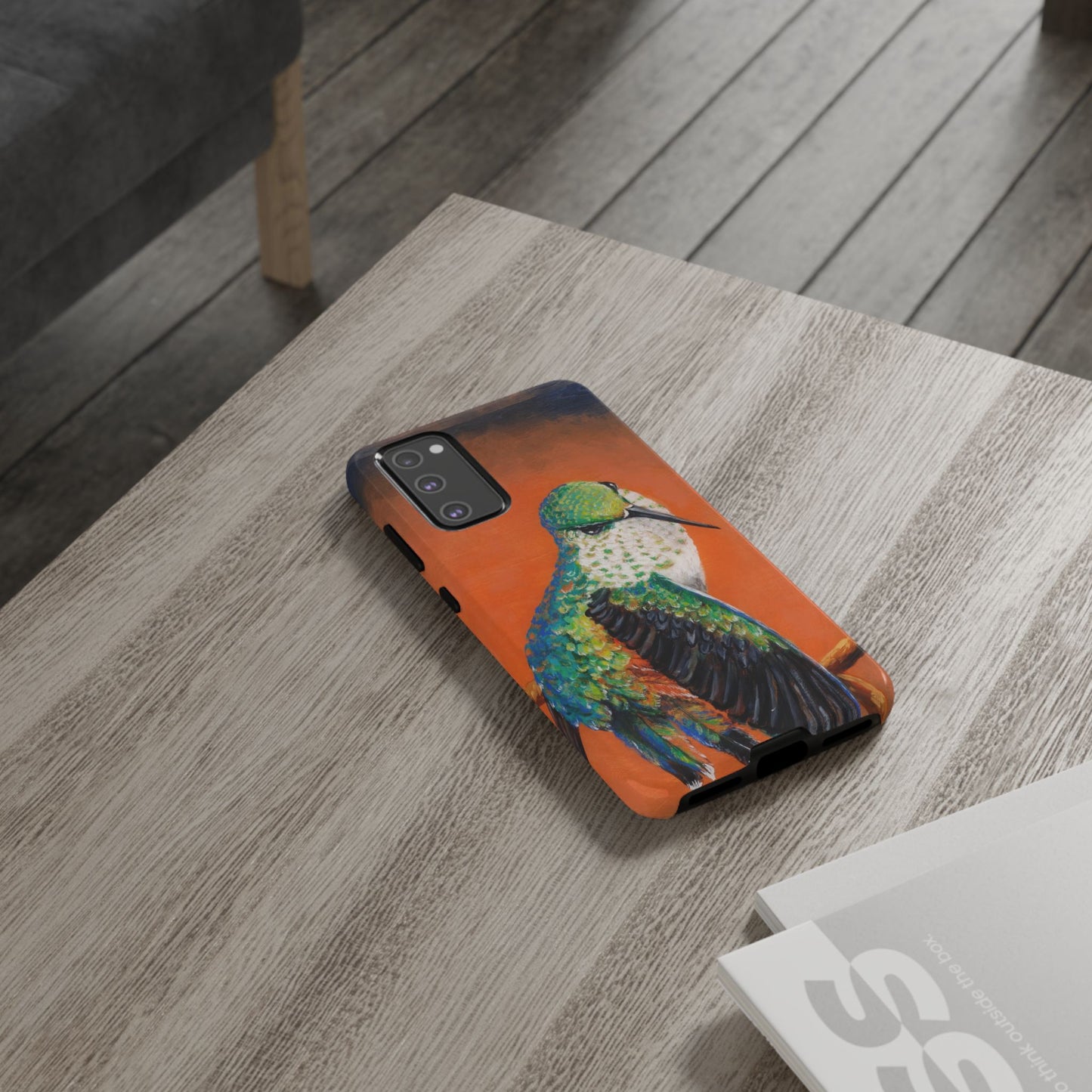 "Hummingbird Ballet" Art Samsung Galaxy Case Multiple Sizes — Colorful Protective Tough Case