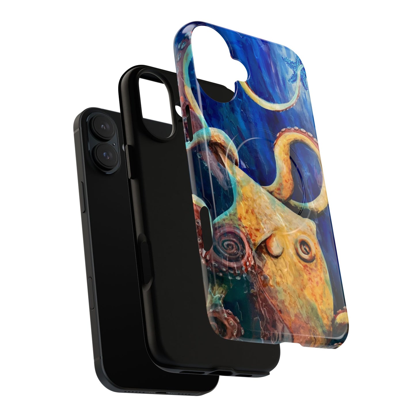 "Starcatcher" Octopus Tough Magnetic iPhone Cases