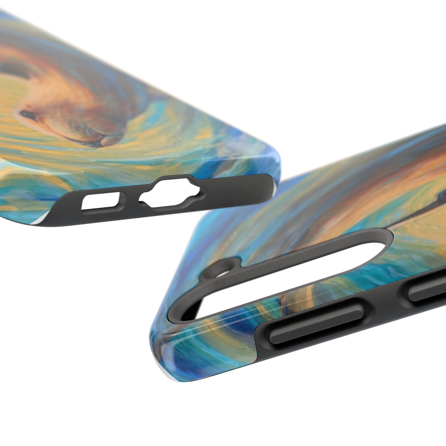 "Through Gilded Tides" Tough Galaxy Samsung Phone Cases Multiple Sizes