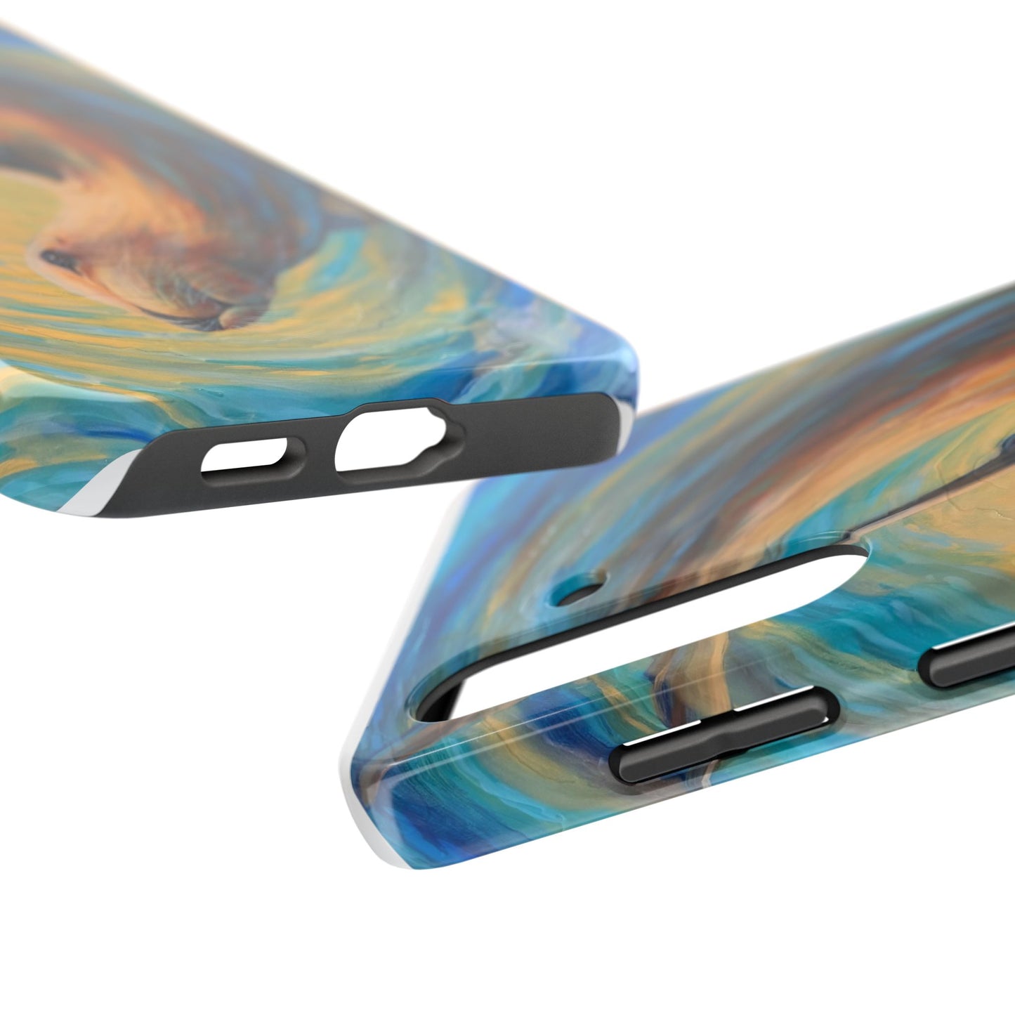 "Through Gilded Tides" Tough Galaxy Samsung Phone Cases Multiple Sizes
