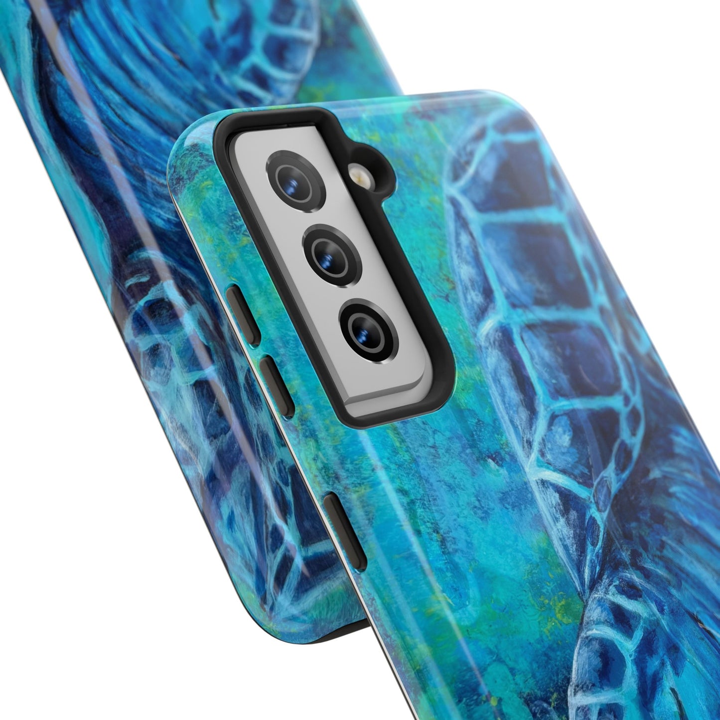 "Rufus" Sea Turtle Tough Samsung Galaxy Phone Case Multiple Sizes — Blue Ocean Protective Phone Cover