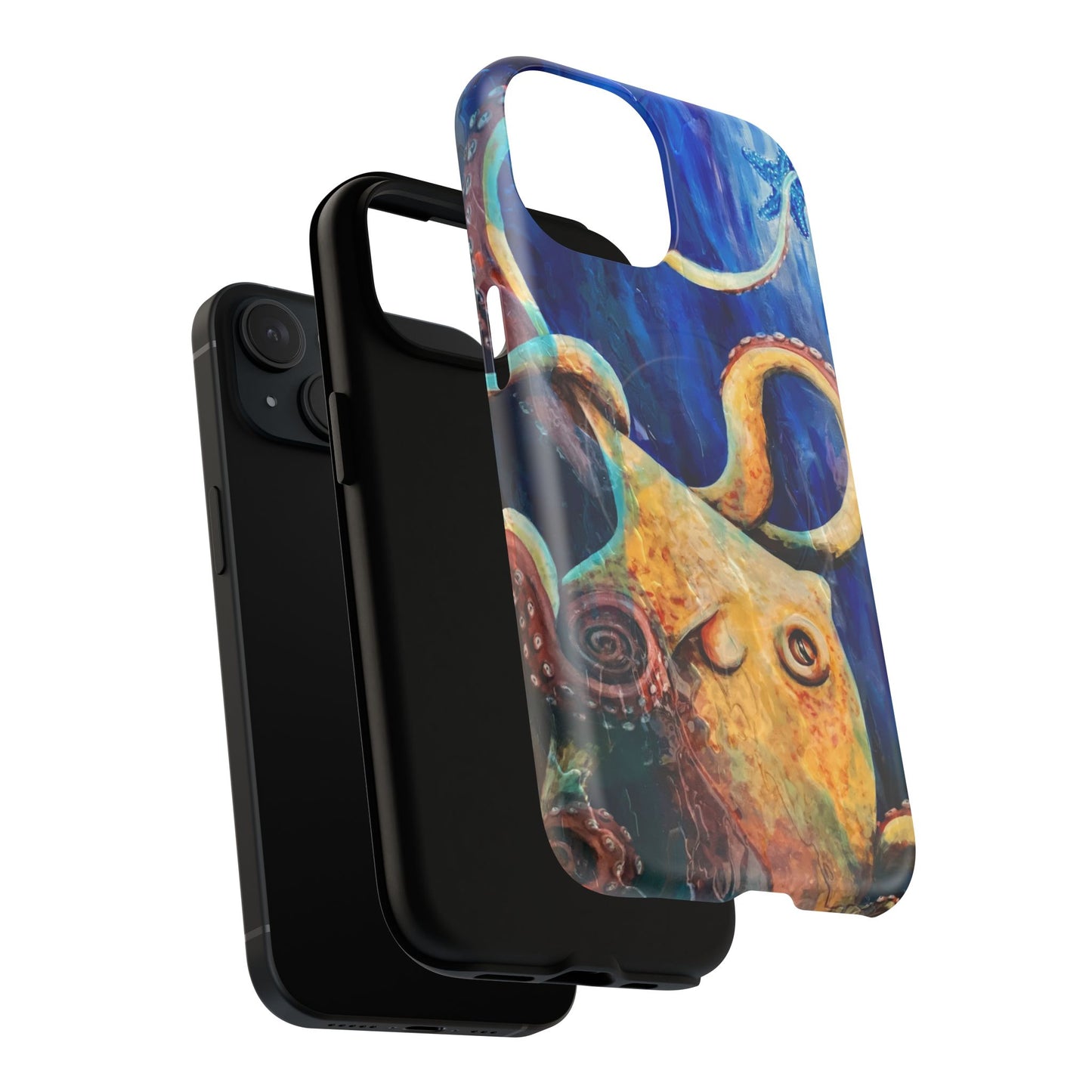 "Starcatcher" Octopus Tough Magnetic iPhone Cases