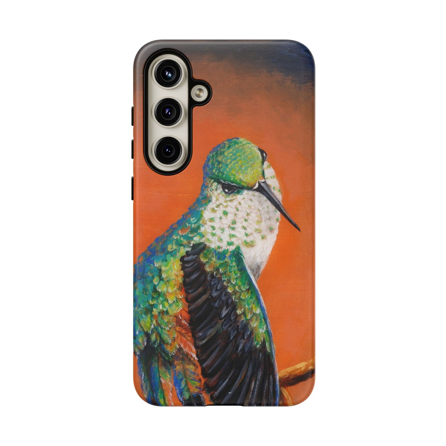 "Hummingbird Ballet" Art Samsung Galaxy Case Multiple Sizes — Colorful Protective Tough Case