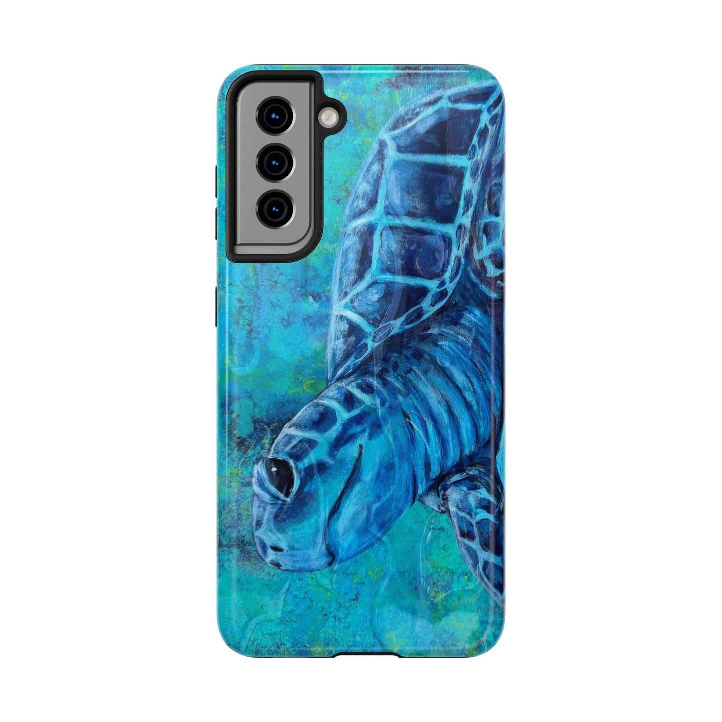 "Rufus" Sea Turtle Tough Samsung Galaxy Phone Case Multiple Sizes — Blue Ocean Protective Phone Cover