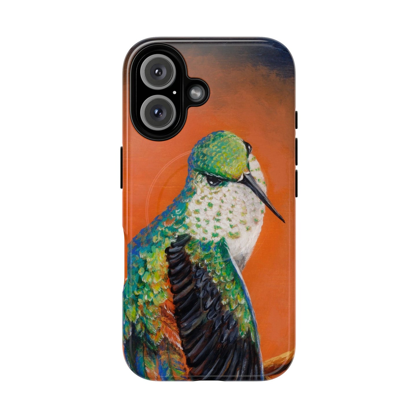 "Hummingbird Ballet" Tough Magnetic iPhone Case Multiple Sizes