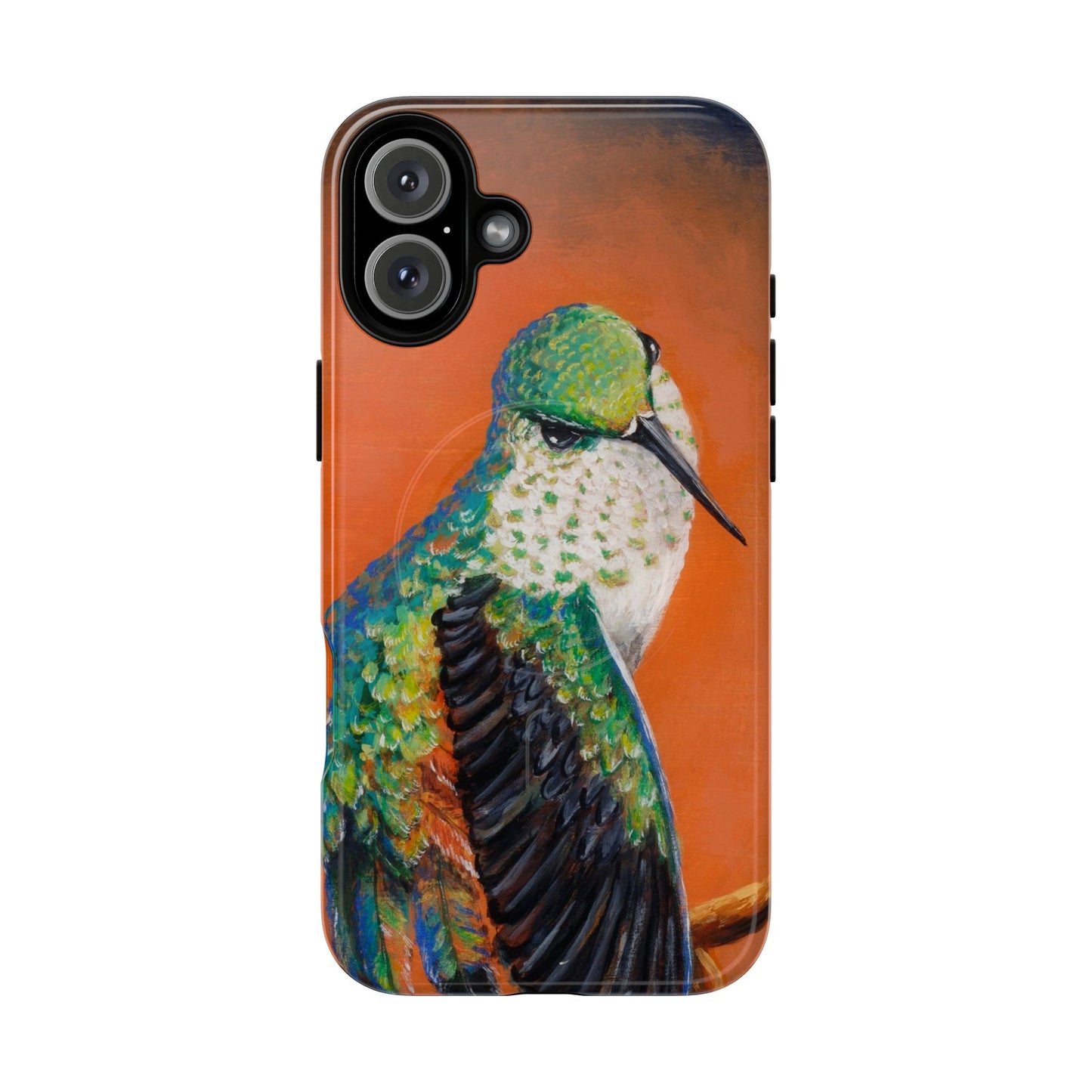 "Hummingbird Ballet" Tough Magnetic iPhone Case Multiple Sizes