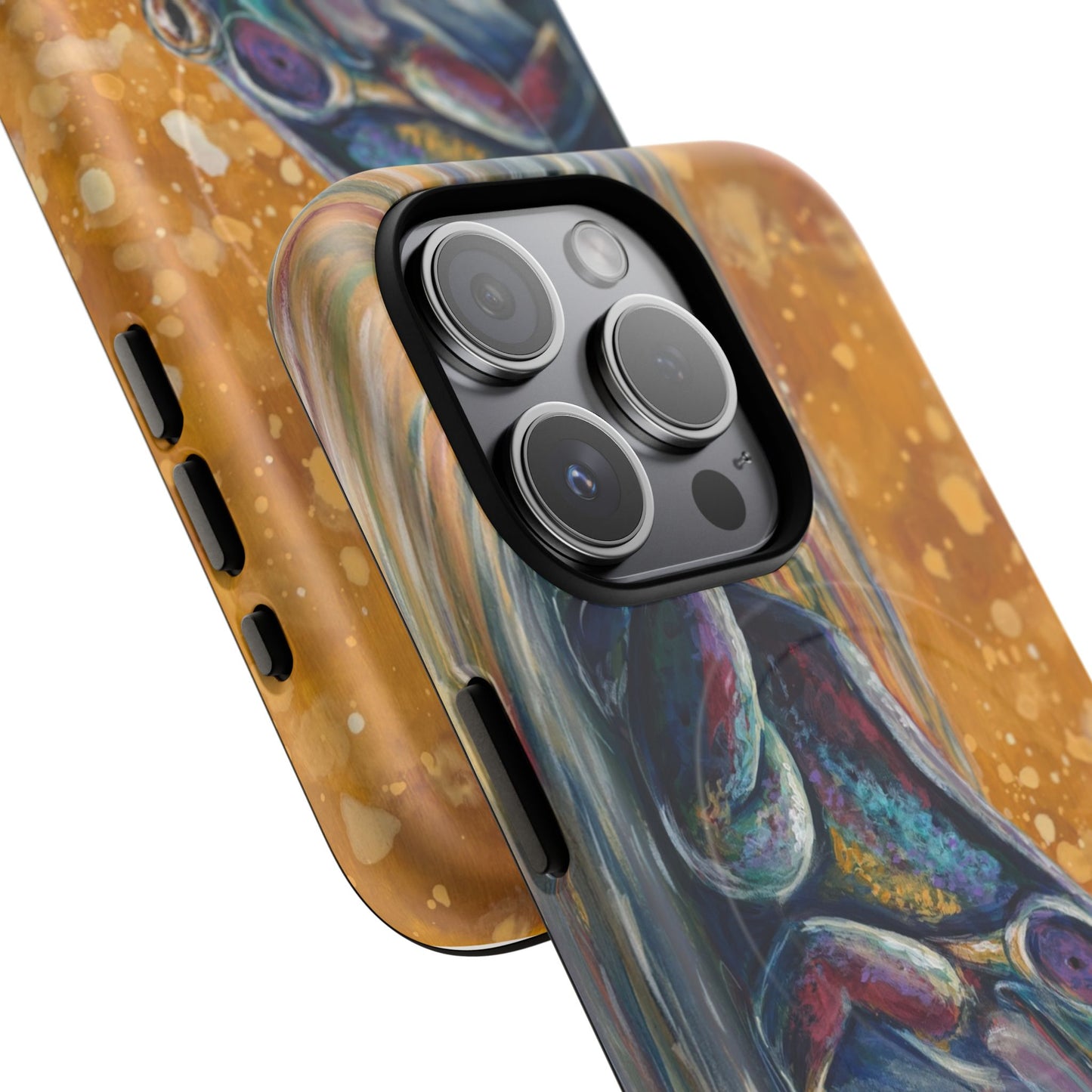 "Make a Ripple" iPhone Case - Colorful Frog Art Magnetic Tough Case
