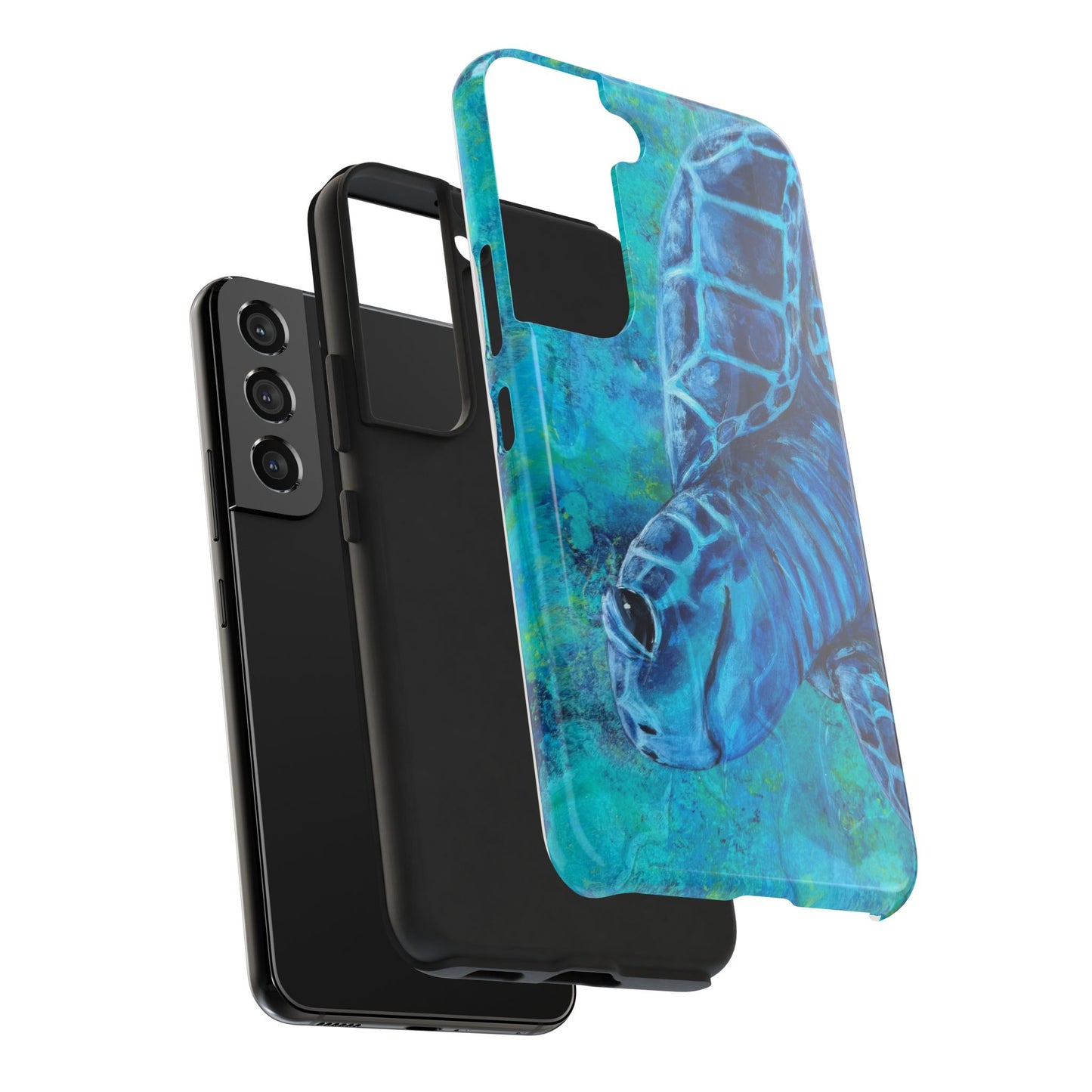 "Rufus" Sea Turtle Tough Samsung Galaxy Phone Case Multiple Sizes — Blue Ocean Protective Phone Cover