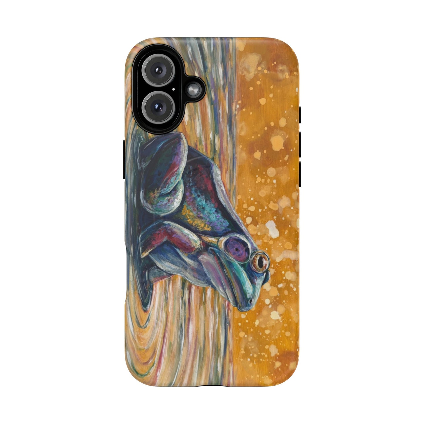 "Make a Ripple" iPhone Case - Colorful Frog Art Magnetic Tough Case