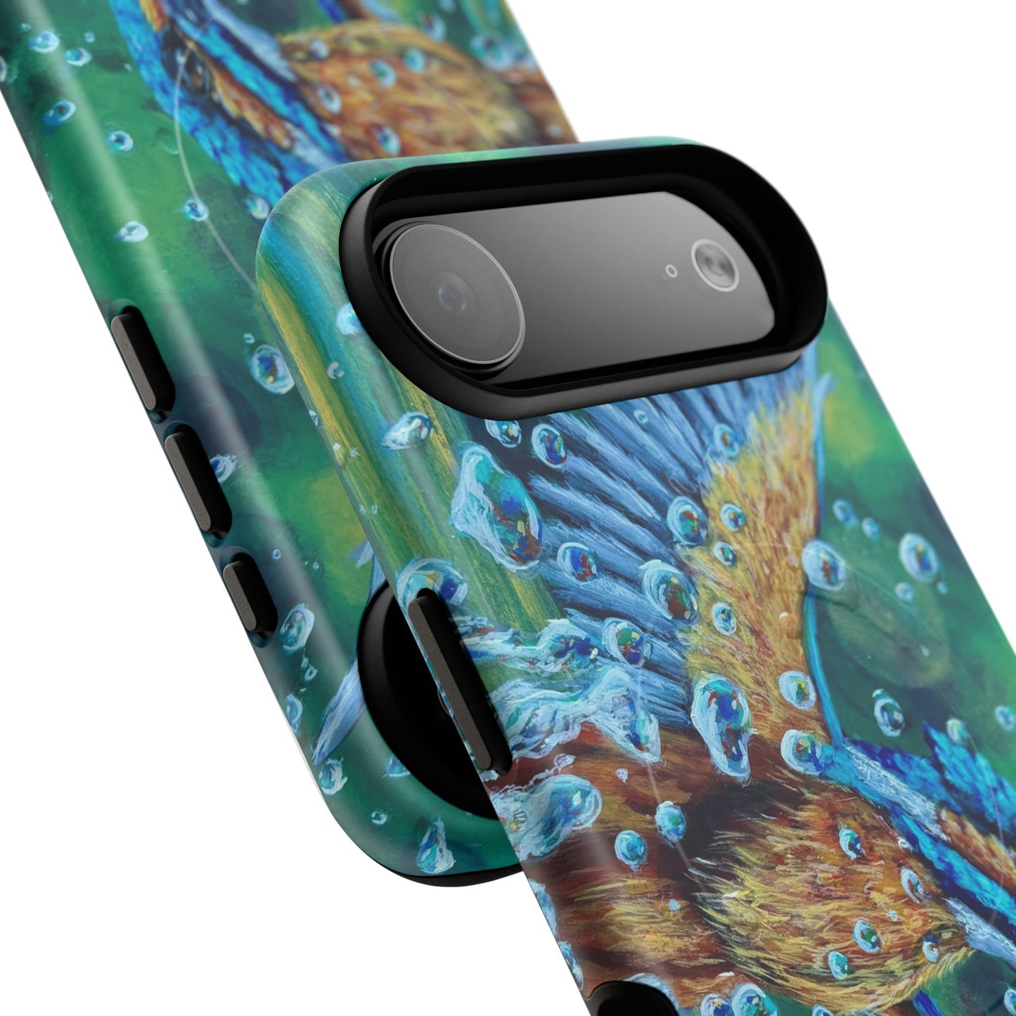 "Falling Up" Kingfisher iPhone Case Multiple Sizes — Tough Magnetic Protective iPhone Cover