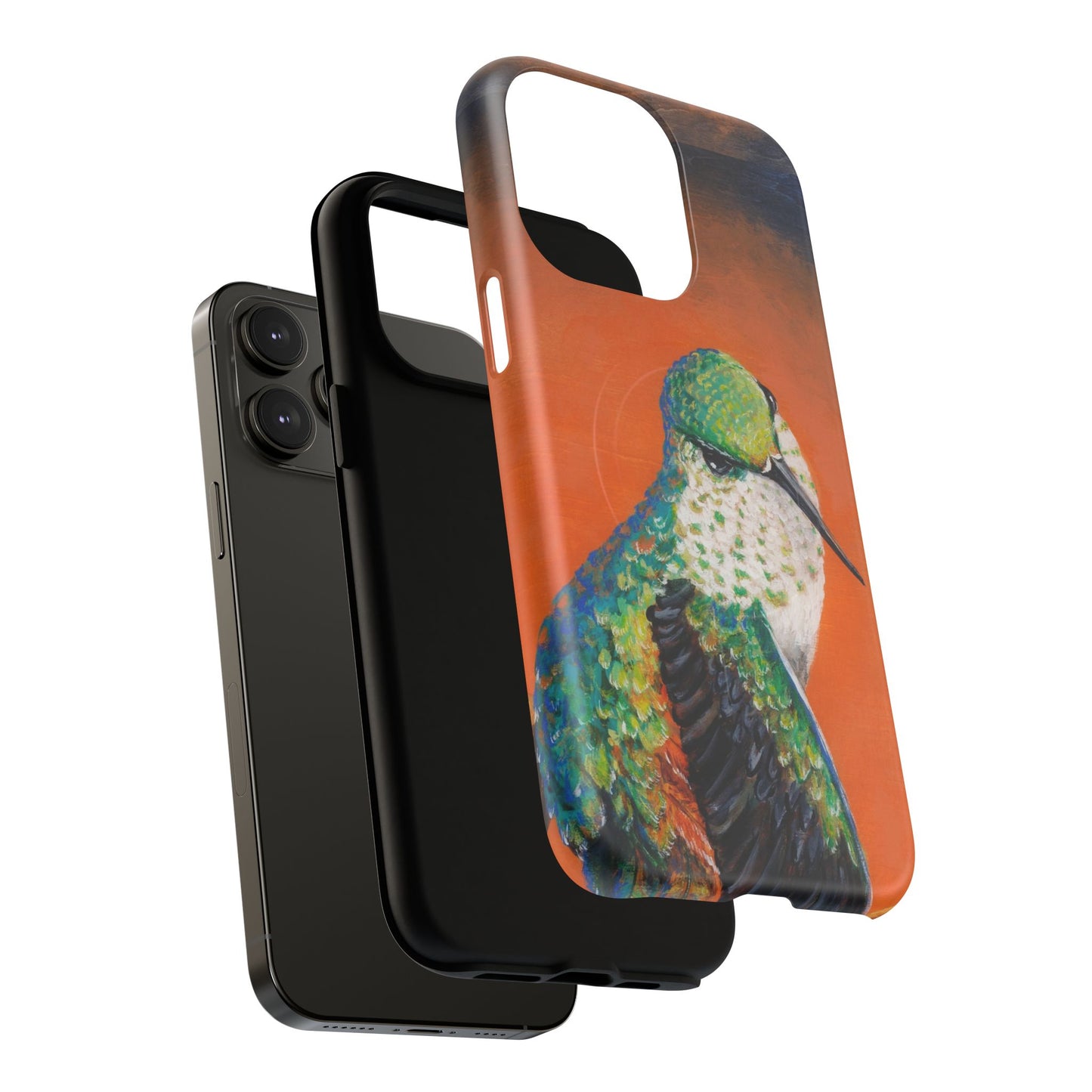 "Hummingbird Ballet" Tough Magnetic iPhone Case Multiple Sizes