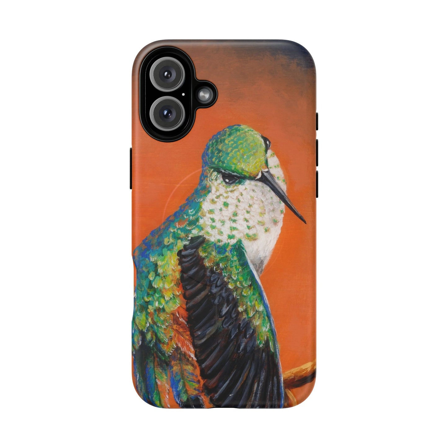 "Hummingbird Ballet" Tough Magnetic iPhone Case Multiple Sizes