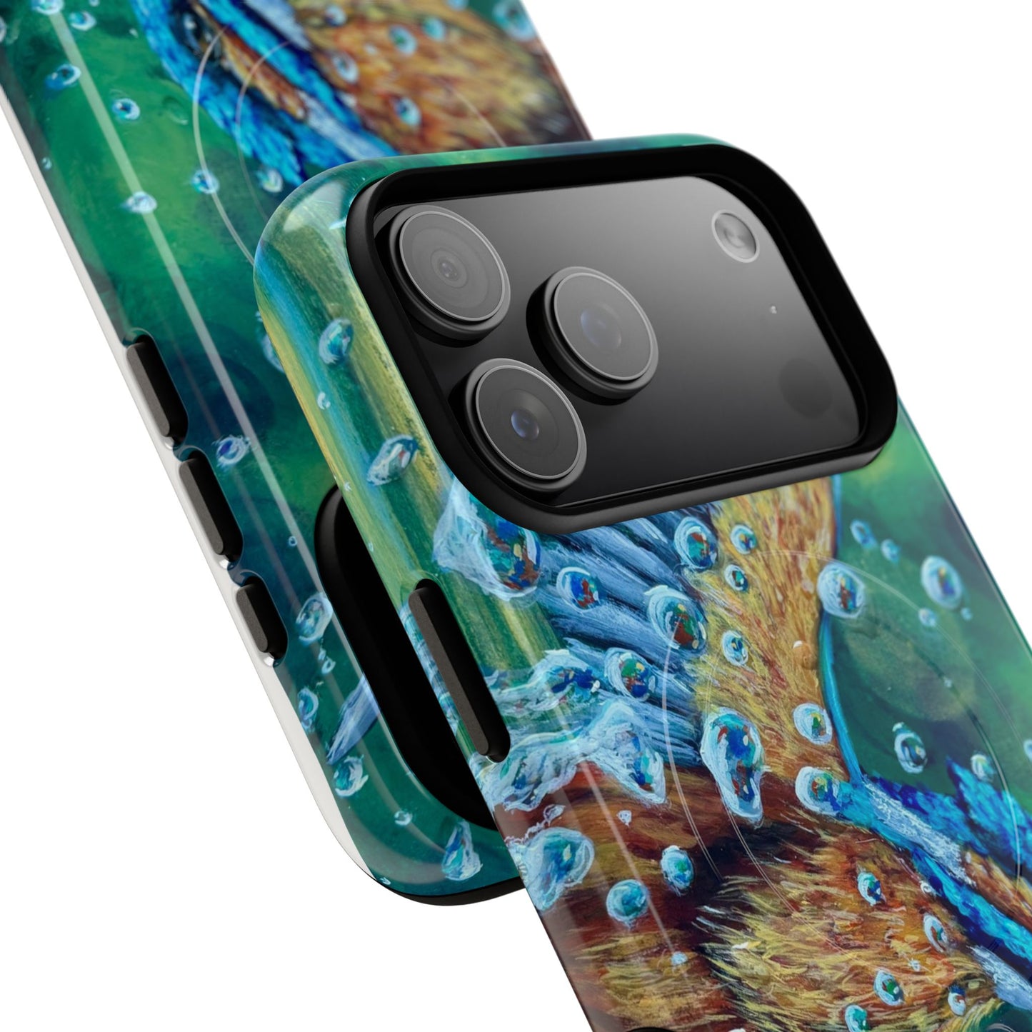 "Falling Up" Kingfisher iPhone Case Multiple Sizes — Tough Magnetic Protective iPhone Cover