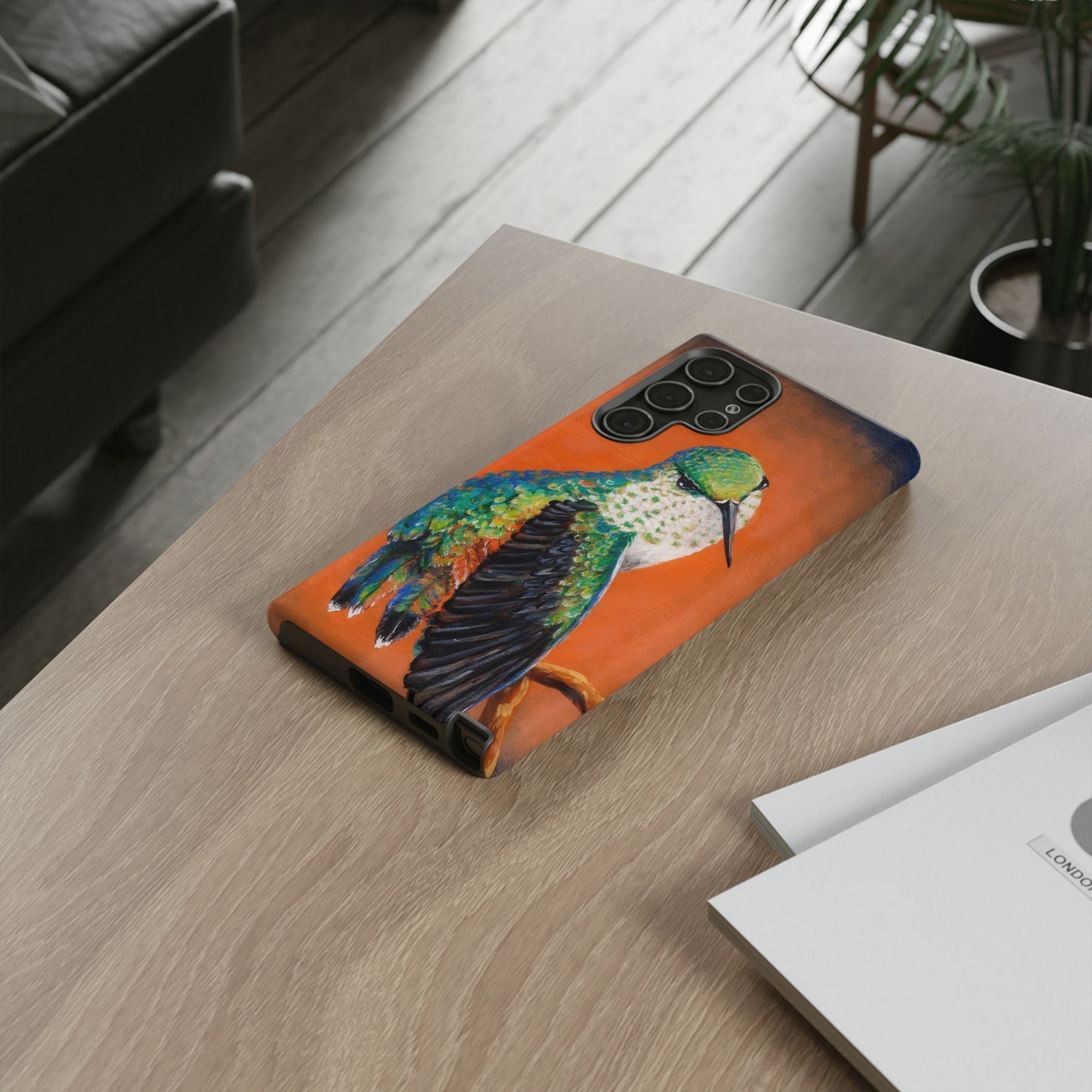 "Hummingbird Ballet" Art Samsung Galaxy Case Multiple Sizes — Colorful Protective Tough Case