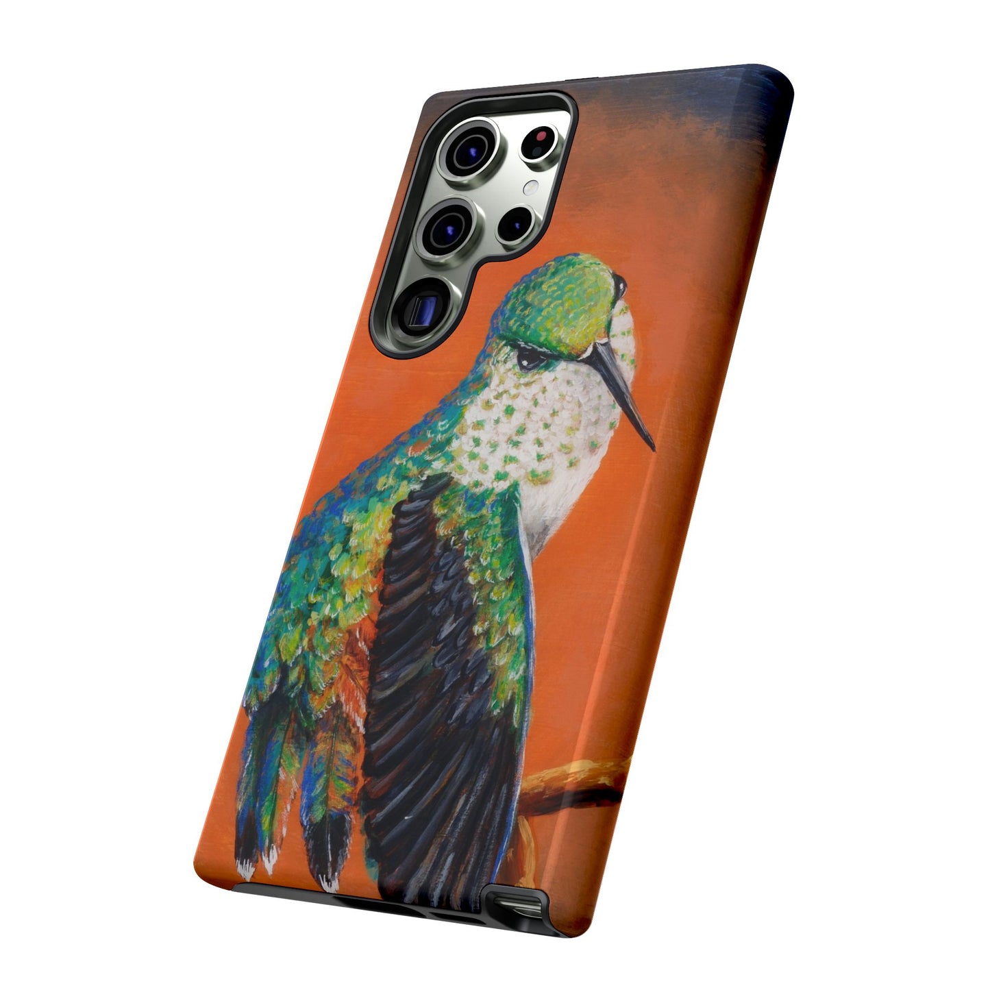 "Hummingbird Ballet" Art Samsung Galaxy Case Multiple Sizes — Colorful Protective Tough Case