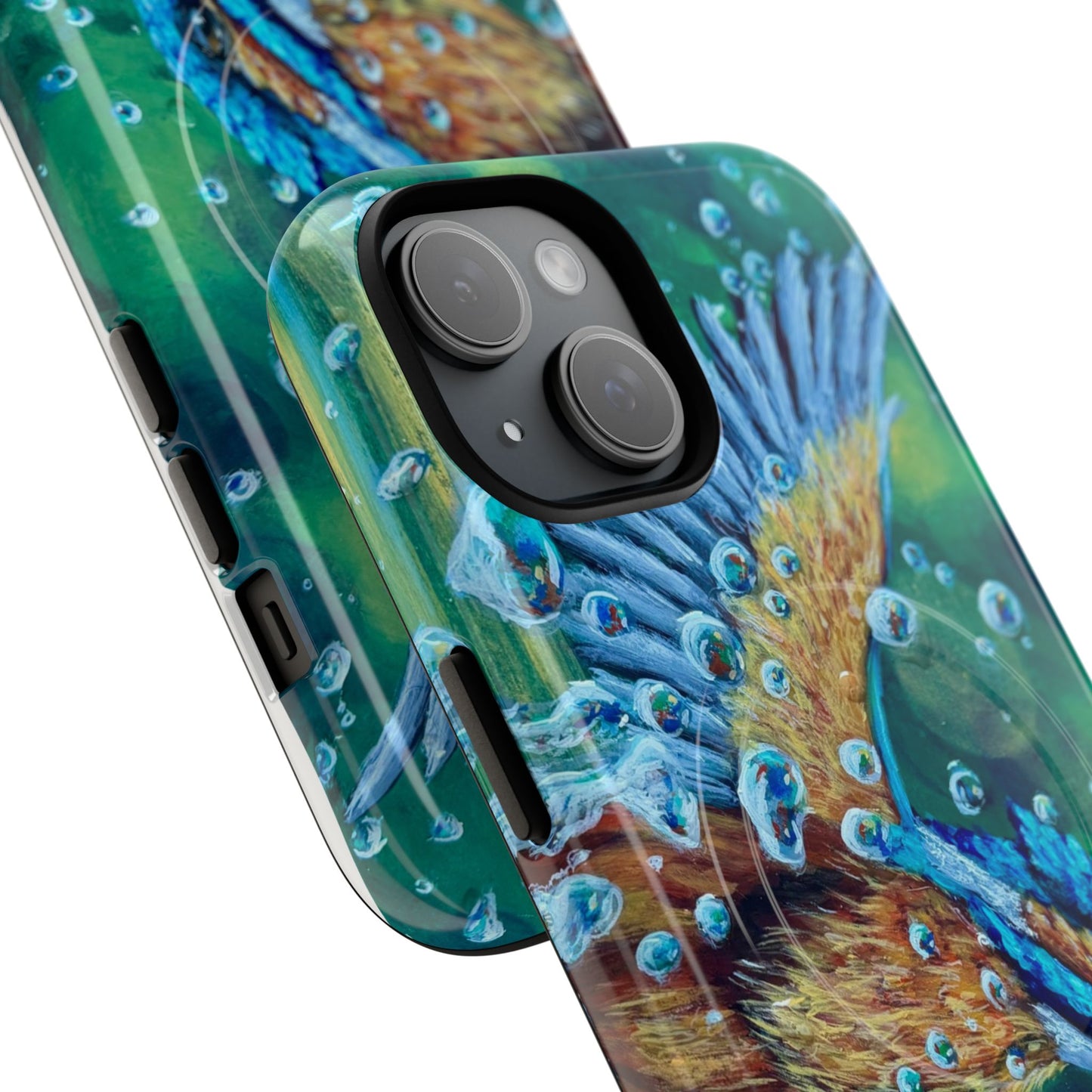 "Falling Up" Kingfisher iPhone Case Multiple Sizes — Tough Magnetic Protective iPhone Cover