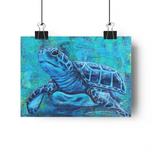 "Rufus" Sea Turtle Giclée Art Print