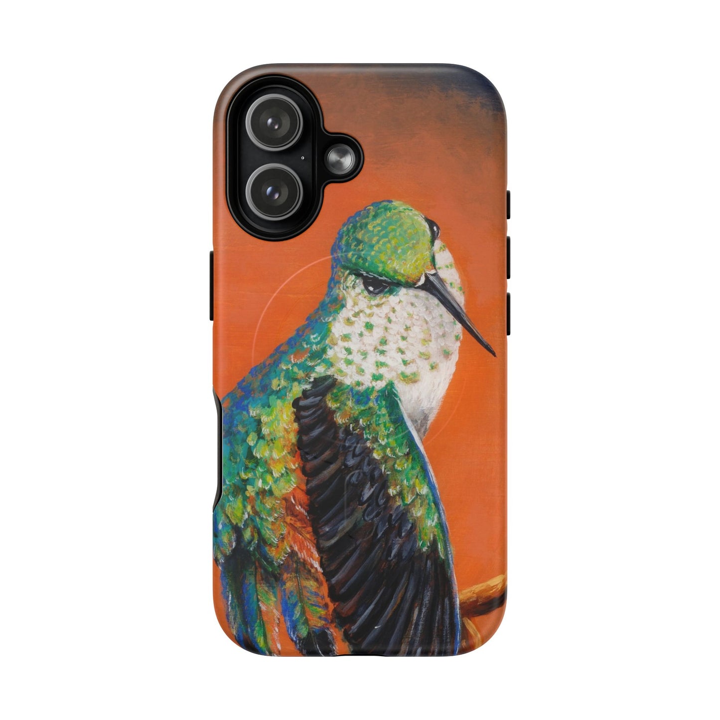 "Hummingbird Ballet" Tough Magnetic iPhone Case Multiple Sizes