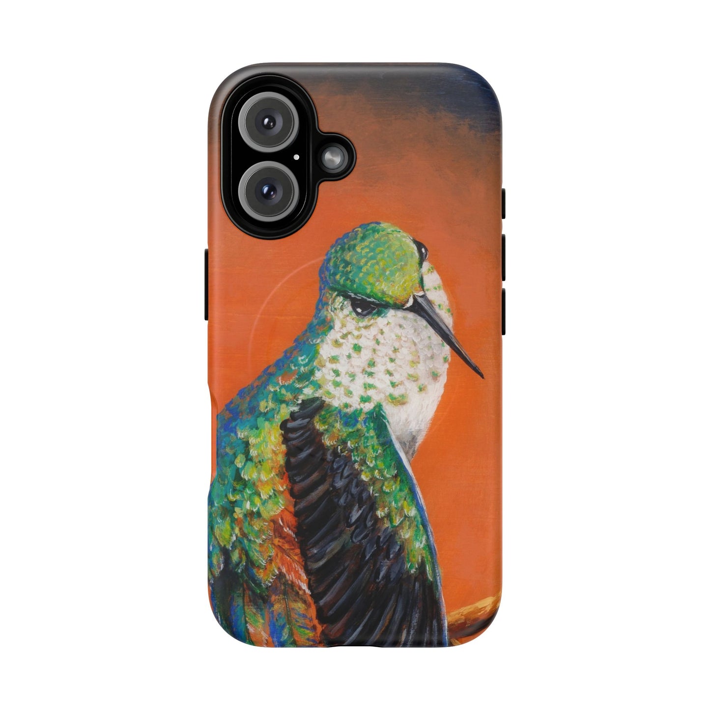 "Hummingbird Ballet" Tough Magnetic iPhone Case Multiple Sizes