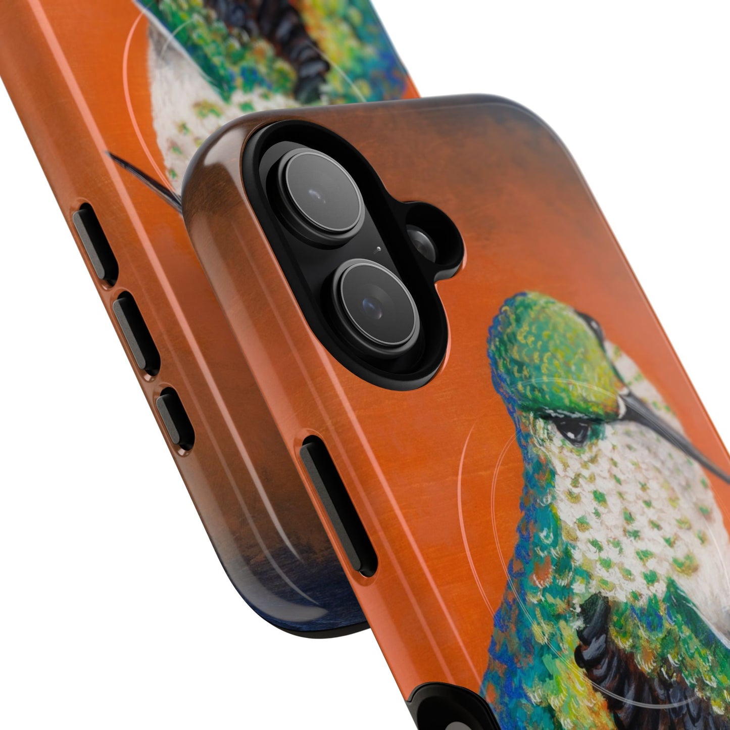 "Hummingbird Ballet" Tough Magnetic iPhone Case Multiple Sizes