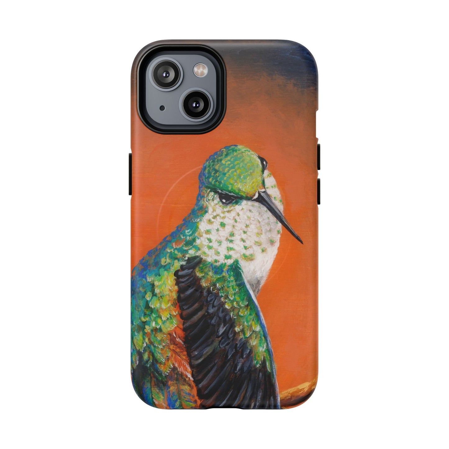"Hummingbird Ballet" Tough Magnetic iPhone Case Multiple Sizes