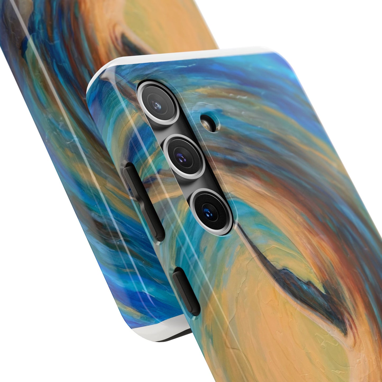 "Through Gilded Tides" Tough Galaxy Samsung Phone Cases Multiple Sizes