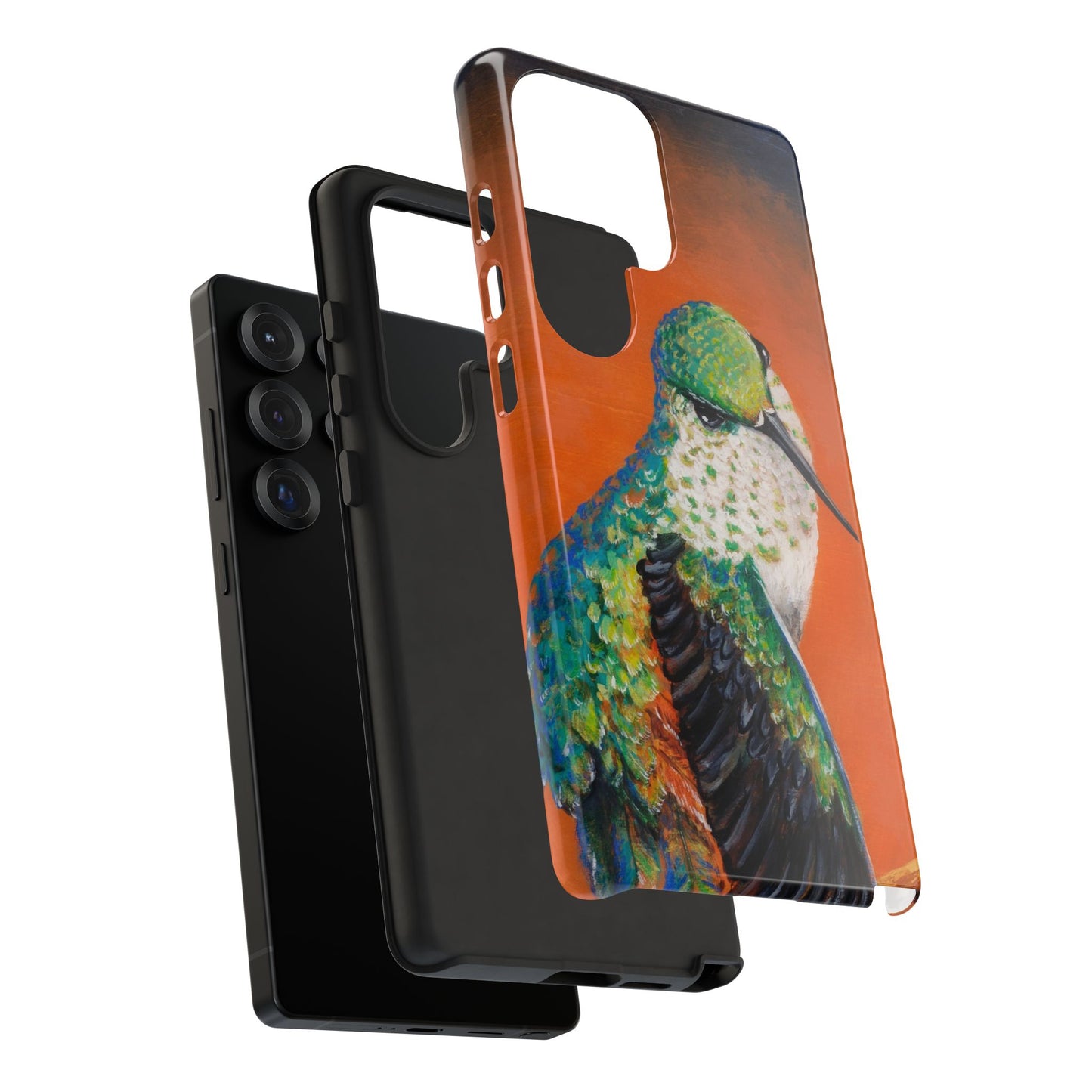 "Hummingbird Ballet" Art Samsung Galaxy Case Multiple Sizes — Colorful Protective Tough Case
