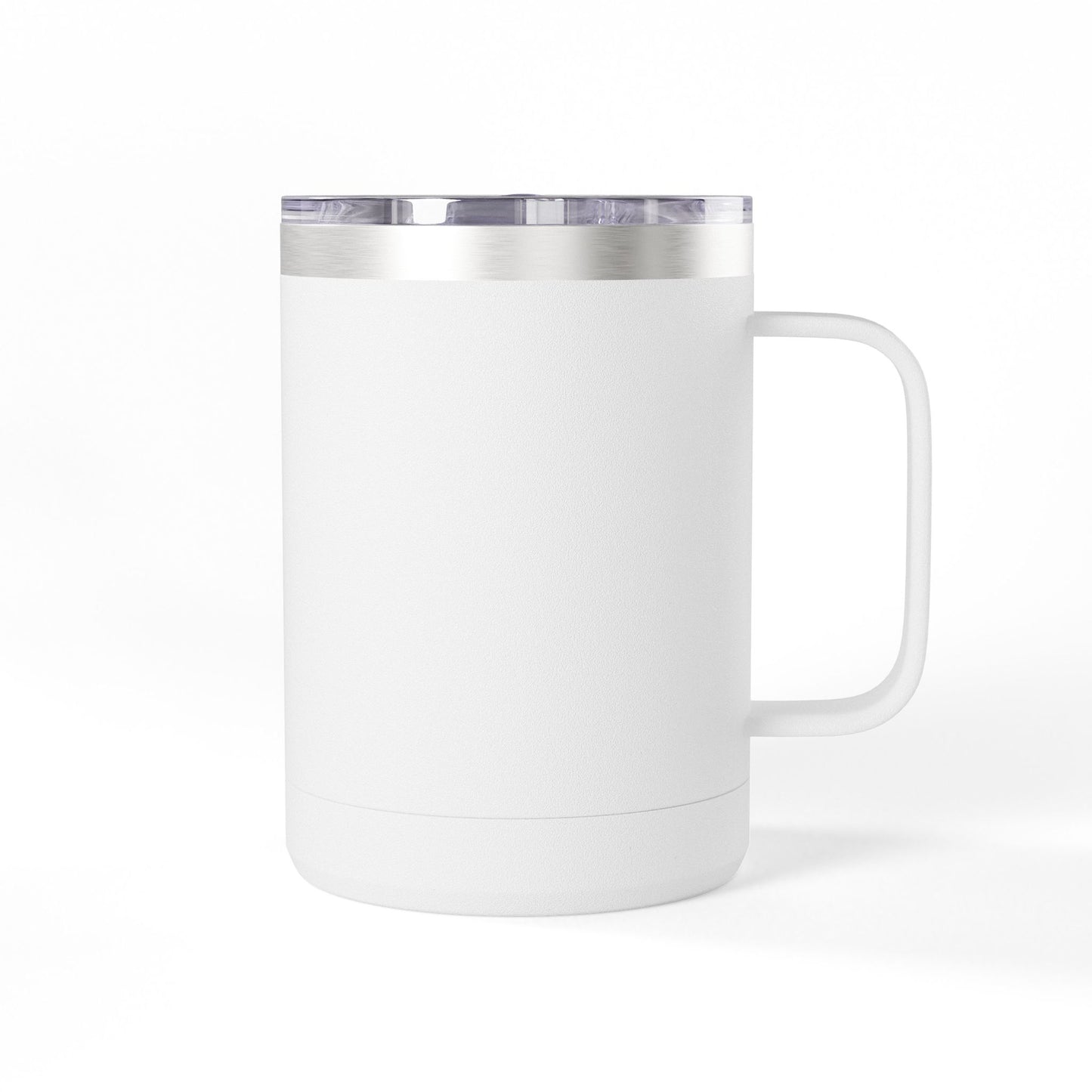 "Continuum" Hummingbird & Night Sky 15oz Travel Mug — Colorful Celestial Bird Tumbler