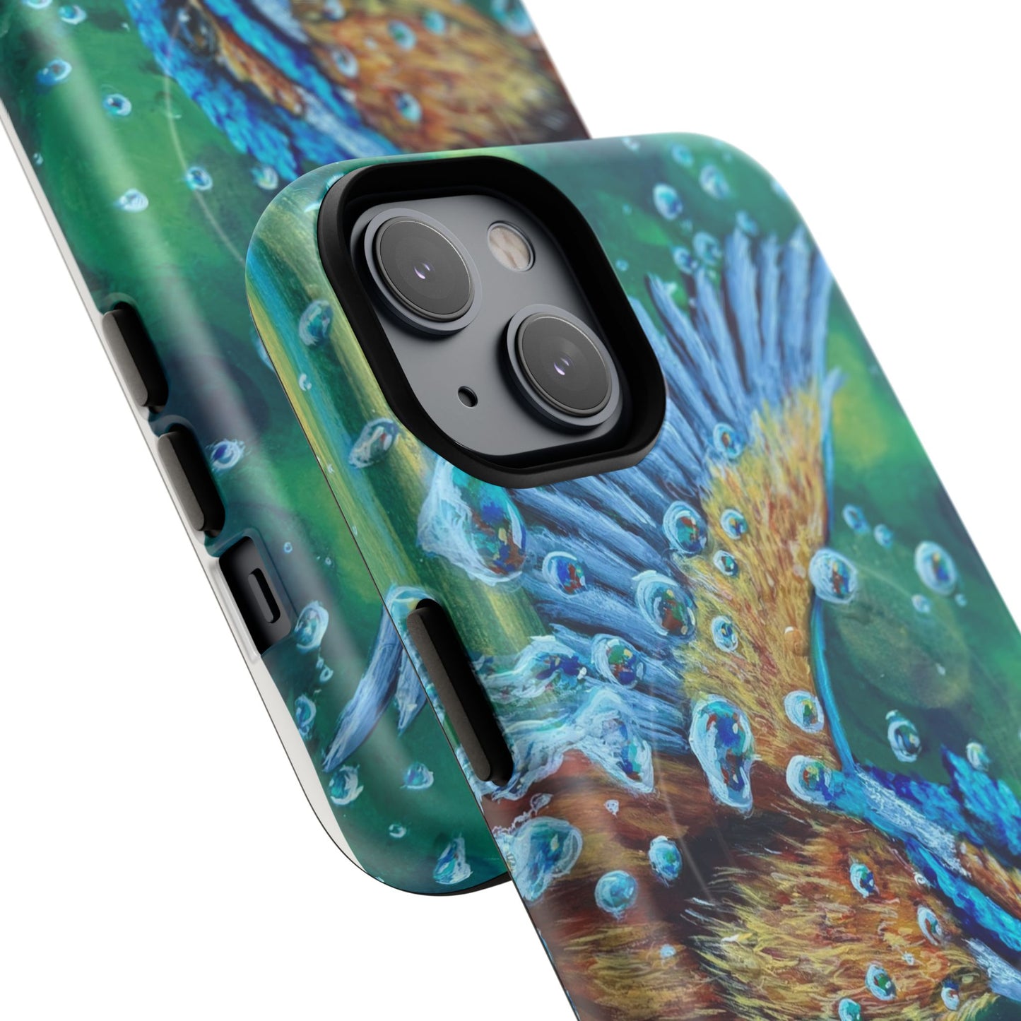 "Falling Up" Kingfisher iPhone Case Multiple Sizes — Tough Magnetic Protective iPhone Cover