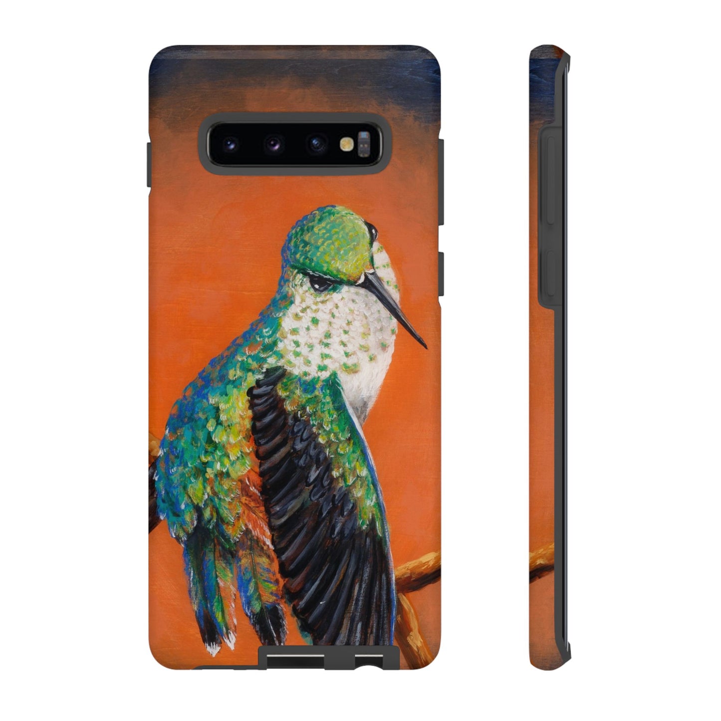 "Hummingbird Ballet" Art Samsung Galaxy Case Multiple Sizes — Colorful Protective Tough Case