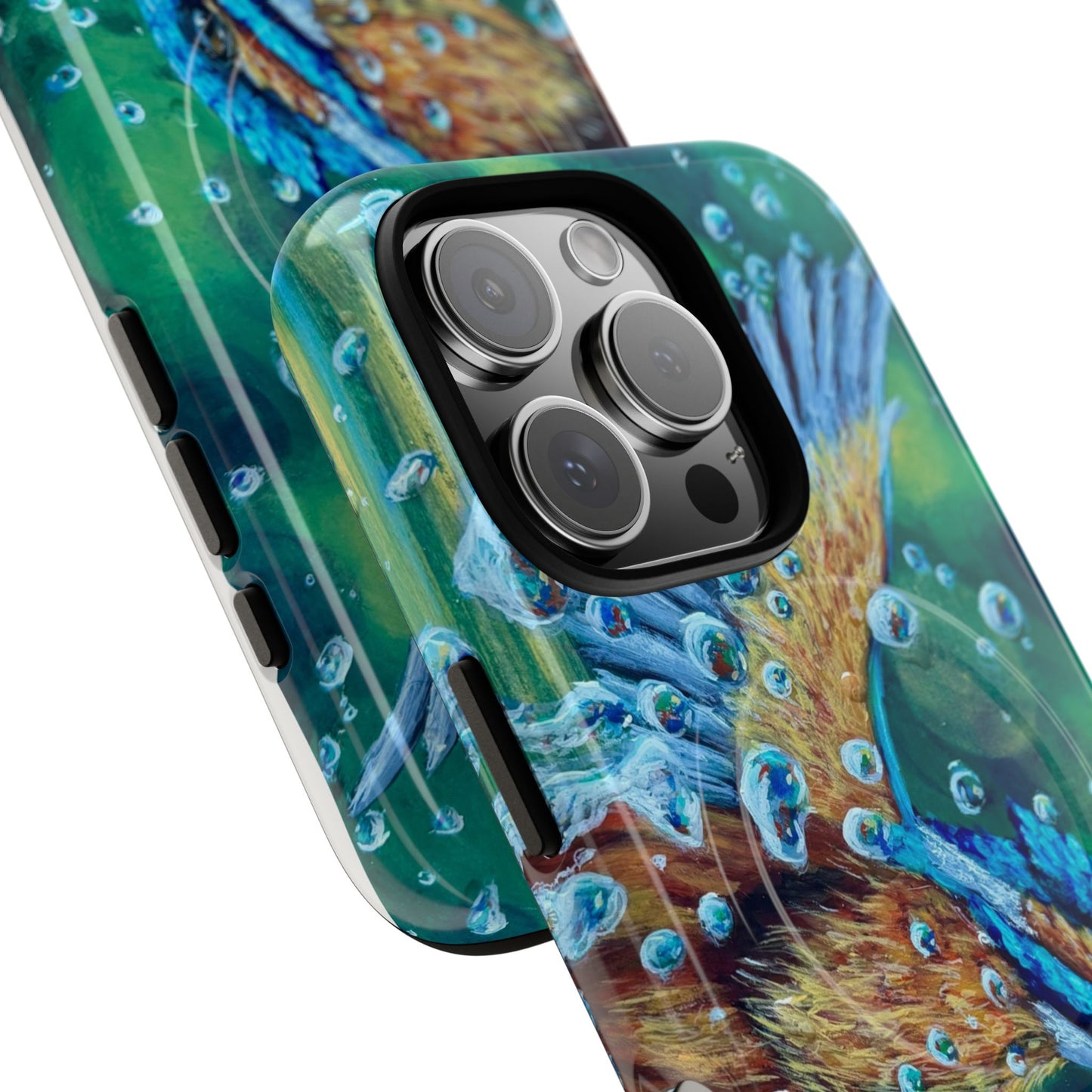 "Falling Up" Kingfisher iPhone Case Multiple Sizes — Tough Magnetic Protective iPhone Cover