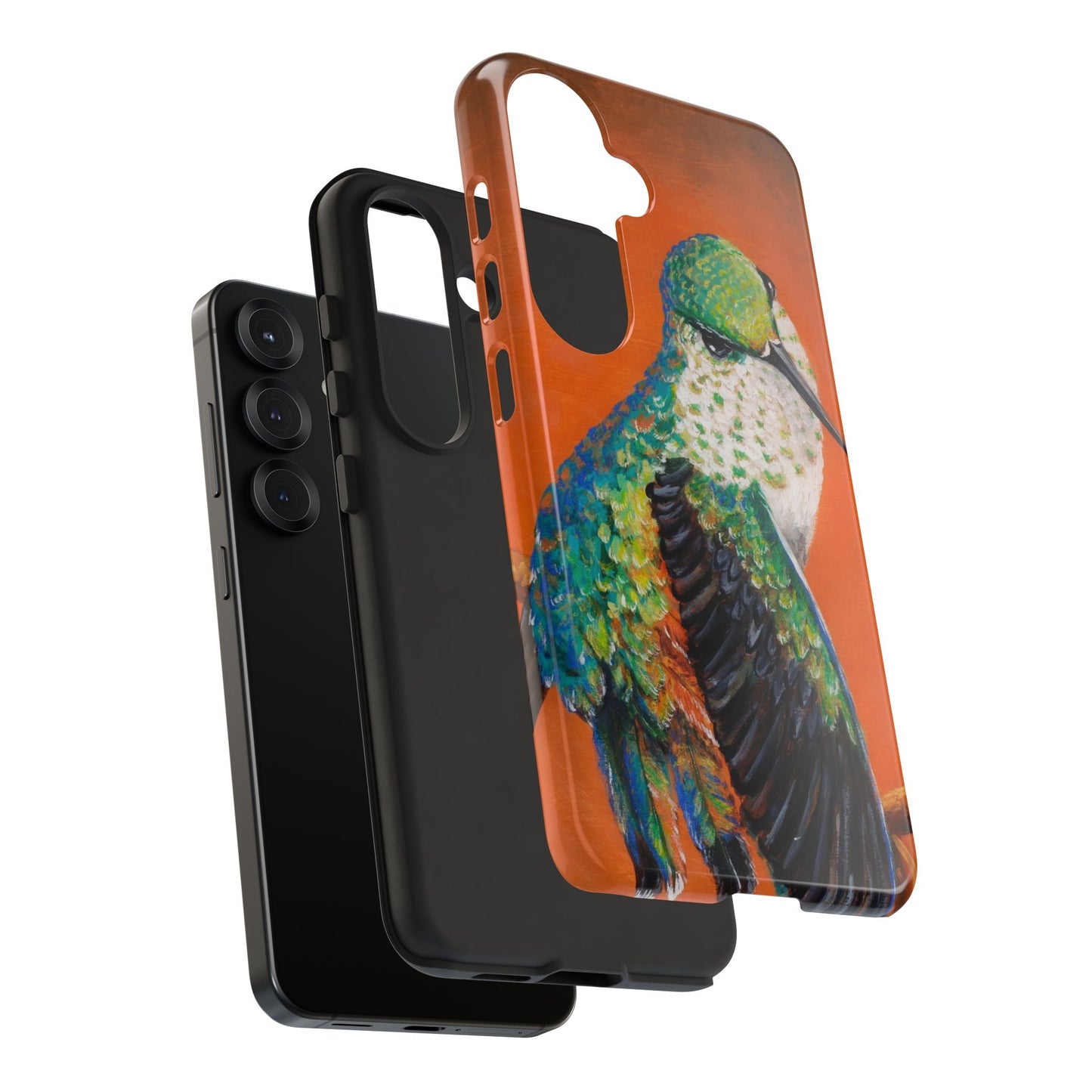 "Hummingbird Ballet" Art Samsung Galaxy Case Multiple Sizes — Colorful Protective Tough Case