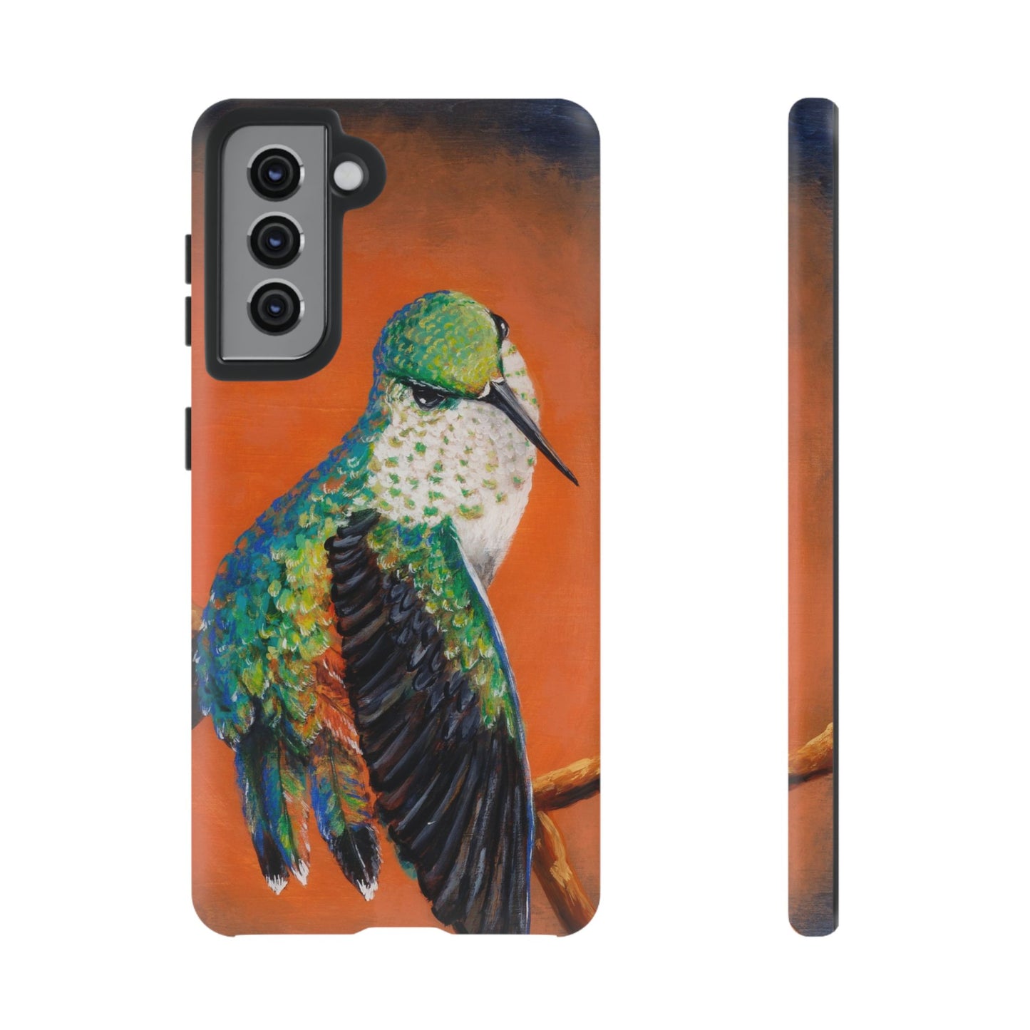 "Hummingbird Ballet" Art Samsung Galaxy Case Multiple Sizes — Colorful Protective Tough Case