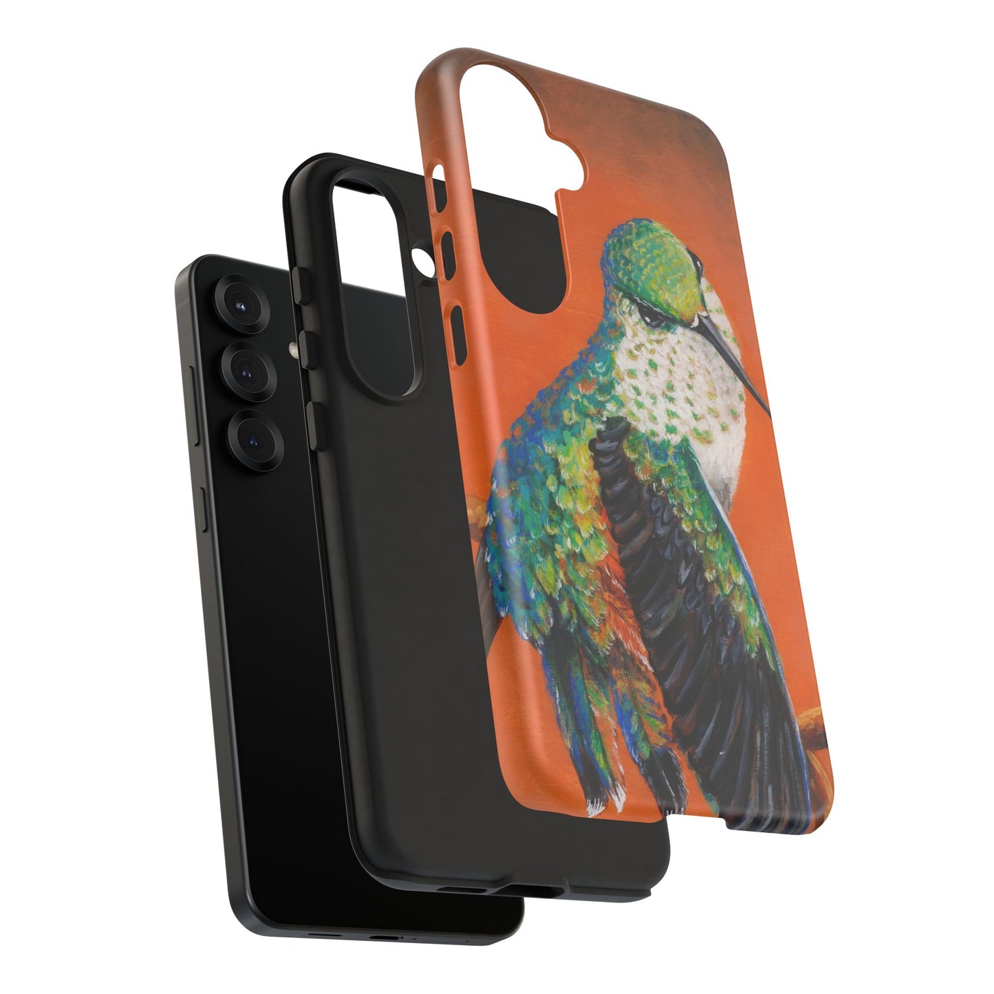 "Hummingbird Ballet" Art Samsung Galaxy Case Multiple Sizes — Colorful Protective Tough Case