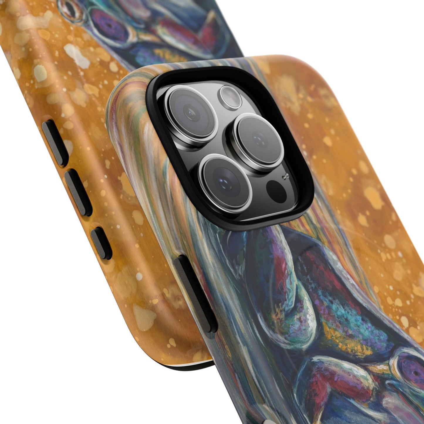 "Make a Ripple" iPhone Case - Colorful Frog Art Magnetic Tough Case